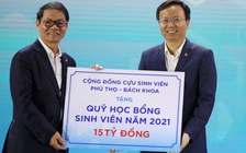 Trường đại học nhận 15 tỉ đồng học bổng từ cựu sinh viên