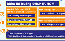 Điểm kỳ thi đánh giá năng lực chuyên biệt để xét tuyển ngành sư phạm nào?