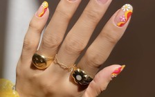 Họa tiết lượn sóng - mẫu nail mới lạ dành cho những cô nàng phá cách