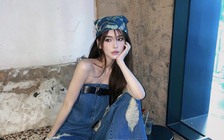 Không chỉ bụi bặm, cá tính, thời trang denim cũng vô cùng ngọt ngào và quyến rũ