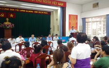 Tranh cãi quyền sở hữu sạp tại chợ An Đông