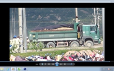 Xe ben chở đất đá rầm rộ 'hoành hành', tái diễn ở Vĩnh Tân