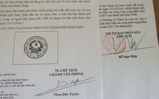 Sai phạm con dấu ở UBND TP.Phan Thiết: Văn bản trùng số do... lấy số trước