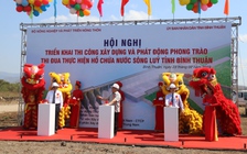 Hồ chứa nước Sông Lũy 1.400 tỉ đồng, bao giờ xong?