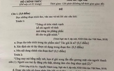 Tranh cãi 'nảy lửa' đề thi ngữ văn vào lớp 10 ở Bình Thuận