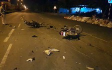 Bình Phước: Xe máy đấu đầu trên quốc lộ, 1 người chết, 1 người nguy kịch