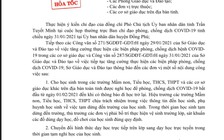 Bình Phước cho học sinh toàn tỉnh nghỉ học phòng, chống dịch Covid-19