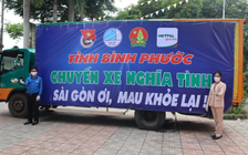 Tuổi trẻ Bình Phước mang những 'chuyến xe nghĩa tình' đến TP.HCM, Bình Dương