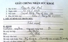 Giấy khám sức khỏe giả mua bao nhiêu cũng có