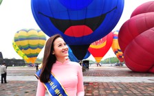 Hoa khôi Khánh Ngân làm Đại sứ Lễ hội Khinh khí cầu tại Huế