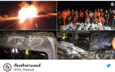 Tai nạn kinh hoàng trên đường cao tốc Thái Lan