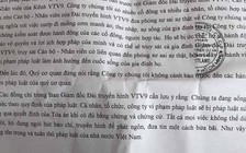 Một doanh nghiệp gửi công văn đòi truy sát Ban Giám đốc VTV9