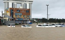 Bão dữ hoành hành miền nam Hàn Quốc