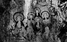 Bức họa Phật thời Trần trong lòng hang tối