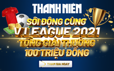 Cuộc thi ‘Sôi động cùng V-League 2021’ với tổng giải thưởng 100 triệu đồng và 150 áo thi đấu