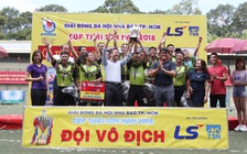 Báo Thanh Niên bảo vệ thành công ngôi vô địch giải bóng đá Hội nhà báo TP.HCM