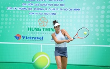 Bóng hồng người Pháp gốc Việt có màn chào sân ấn tượng ở VTF Pro Tour