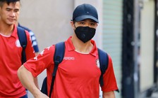 Công Phượng đeo khẩu trang ngừa virus Corona trong ngày hội quân CLB TP.HCM