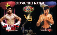 Tay đấm Đinh Hồng Quân tranh đai boxing IBF châu Á ở The Grand Hồ Tràm