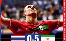 Thắng đậm Thái Lan, Iran tái ngộ Nhật Bản ở chung kết futsal châu Á
