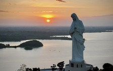 Trung tâm hành hương Đức Mẹ Núi Cúi đón hàng ngàn lượt khách mỗi ngày dịp Tết