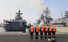 Biên đội tàu săn ngầm Nga thăm Cam Ranh