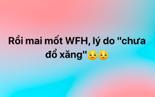 Chật vật đi đổ xăng: Làm việc tại nhà tại sao không?