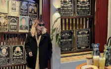 Sự thật về quán cà phê ở Hà Nội dùng bia mộ làm decor