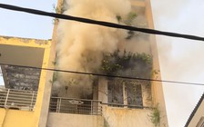 TP.HCM: Cháy căn nhà 3 tầng ở Q.Bình Thạnh, nghi do chập điện