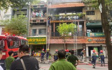 TP.HCM: Cháy căn nhà 3 tầng chờ cho thuê ở trung tâm Q.1