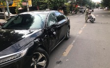 TP.HCM: Tai nạn giữa xe máy và ô tô khiến 2 người nhập viện