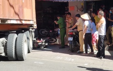 TP.HCM: Đang mua đồ tại cửa hàng bán đồ điện thì bị container tông chết