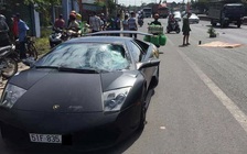 Siêu xe Lamborghini tông chết người băng qua đường
