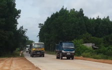 Thông xe đường riêng dành cho xe ben vào khu mỏ đá Tân Cang