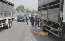 Va chạm với xe tải, người đi xe máy tử vong tại chỗ