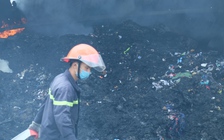 Hỏa hoạn thiêu rụi xưởng tái chế vải và chế biến gỗ