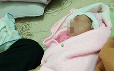 Bé gái sơ sinh bị bỏ rơi trước cổng chùa