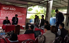 Người dân họp báo đề nghị chính quyền xem xét lại quyết định thu hồi đất