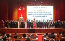 Thành phố Hạ Long có 5 phó bí thư, 5 phó chủ tịch sau khi sáp nhập