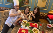 Việt Nam quyết đấu Thái Lan: Phần mì Quảng khổng lồ cổ vũ đội tuyển chiến thắng