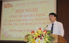 Phó bí thư Thành đoàn Hải Phòng giữ chức Phó bí thư Quận ủy Đồ Sơn