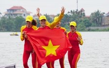 Vượt xa đối thủ để về nhất, nữ VĐV rowing khẳng định 'ý chí người Việt Nam'