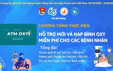 Bệnh nhân F0 liên hệ các số điện thoại này để được hỗ trợ oxy miễn phí