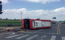 Container đâm xe khách, 2 người chết nhiều người bị thương ở Hưng Yên