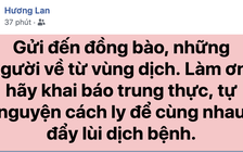 Giới trẻ kêu gọi mọi người nâng cao ý thức cách ly, phòng tránh dịch Covid-19