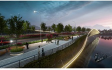 Ngắm phương án cầu Nguyễn Hoàng trên sông Hương được yêu thích