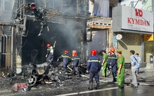 Hỏa hoạn thiêu rụi shop thời trang trên đường Hùng Vương, TP.Huế