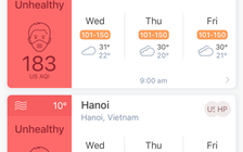 Không khí tại TP.HCM và Hà Nội sắp chạm mức cực nguy hại cho sức khỏe
