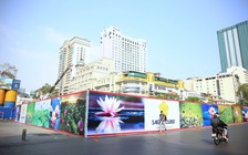 Trình diễn nhạc nước tại đường Nguyễn Huệ