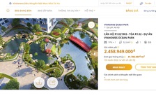 Vinhomes bán bất động sản trực tuyến